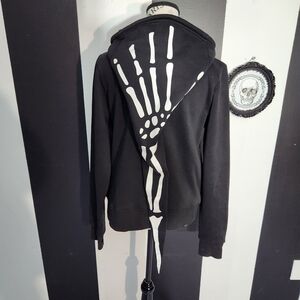 Pixie Hood Skeleton Hoodie
